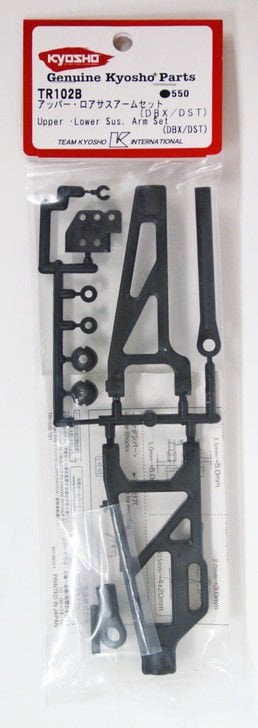 TR102B KYOSHO Üst ・ Alt Sus. Kol Seti (DBX / DST)