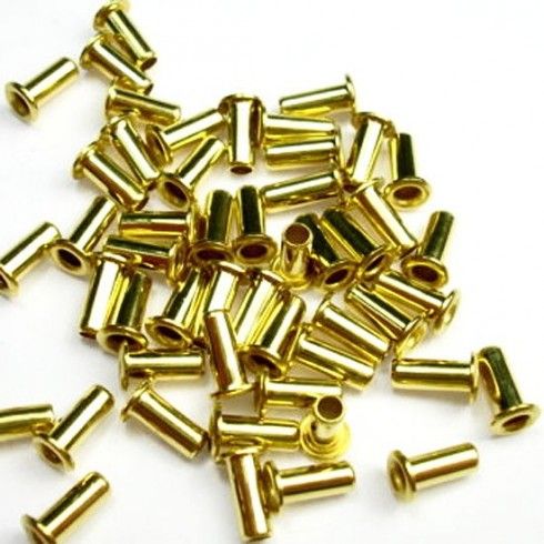 80039 Brass Eyelets 2x3mm 30'lu