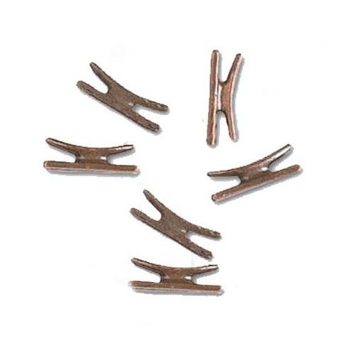 METAL BURNISHED CLEATS 9mm 6Pcs