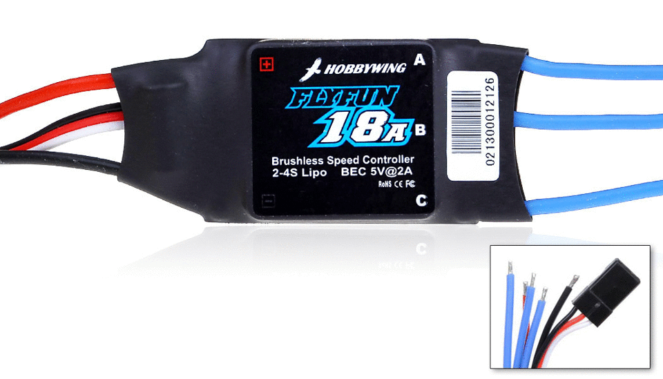 FLYFUN18A ESC 18A for Airplane & Helicopter