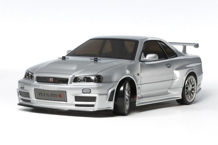1/10 R34 GT-R Z-Tune (TT02D) Işık Setli,TBLE-02S ESC Demonte(Kit)