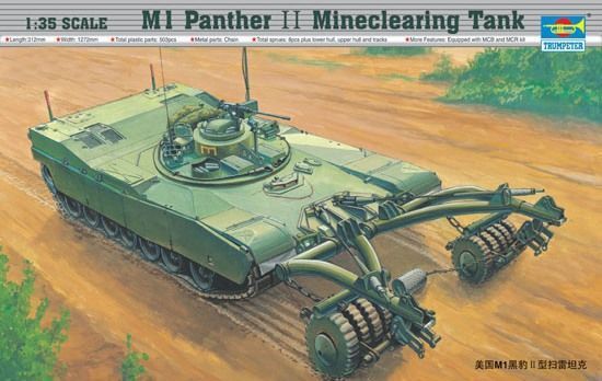 1/35 M1 Panther ll Mineclearing Tank