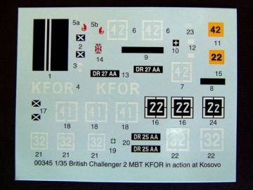 1/35 Brithish Challenger II MBT KFOR Kosovo