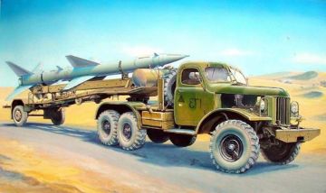1/35 Sam-2 Missile with Loading Cabin