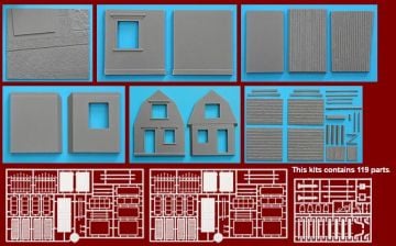 1/35 Village House with Base