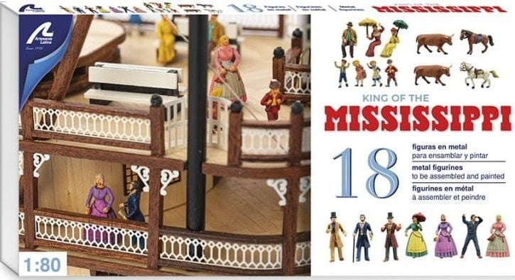 /80 Metal Fügür Seti King of Missisipi 18 Ad.