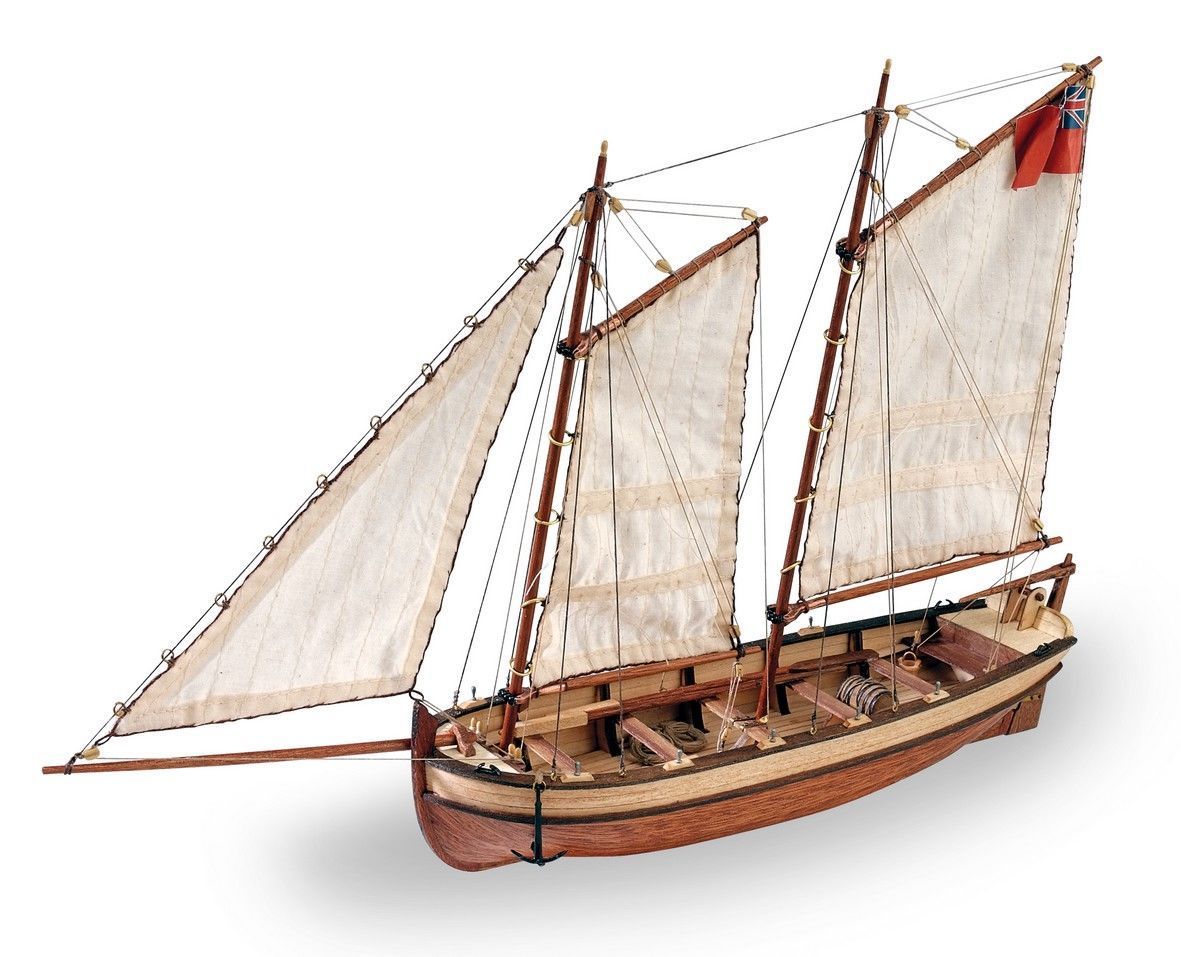 ART19015     1/50 Endavour's Longboat
