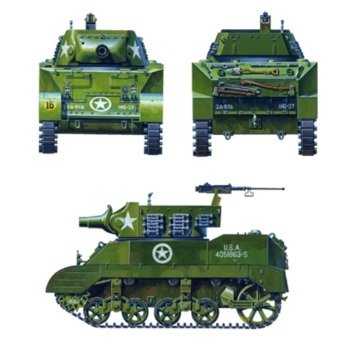 M8 Carriage w/3 Figures