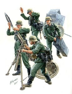 1/35 Ger. Mortar w/Tr+Crew