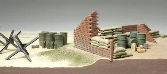1/48 Brick/Sandbag/Barricade Set