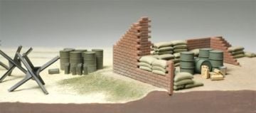 1/48 Brick/Sandbag/Barricade Set