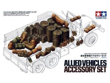TAM35229   Allied Vehicles Accessory Set 1/35