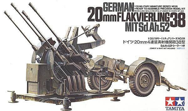 TAM35091   Ger. 2 Cm Flakvierling 38