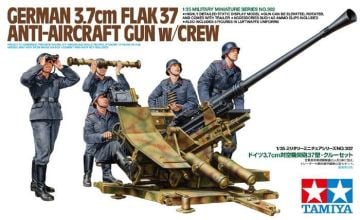 German Flak 37 w/Crew
