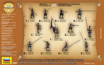 1/72 Austrıan Musketeer 16-17th