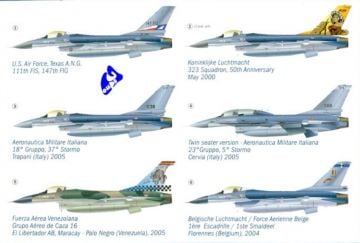 1:72 F-16 ADF/AM - Special colors NO.1337