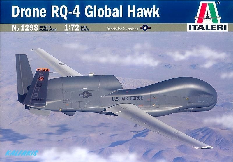 1:72 DRONE RQ-4 GLOBAL HAWK NO.1298