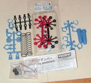 W5143BL KYOSHO Sport shocks (L/BLUE)