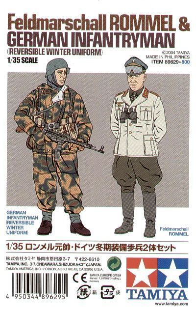 Rommel & ınfantryman ( Winter )1/35