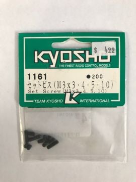 1161 KYOSHO SET SCREW M3X3X4X5X10
