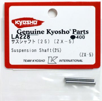 LA228 KYOSHO Suspension Shaft for Lazer ZX5 (25mm) KYOSHO