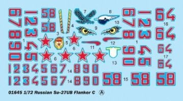 1/72 Russian Su-27UB Flanker C Fighter