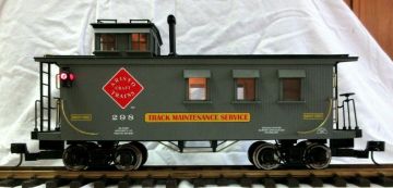 DELTON TRACK MAINTENANCE SERVICE CABOOSE W/ LIGHTING