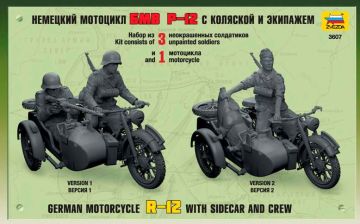 Ger.Wwıı Sıdecar R12 w/Crew