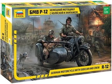 Ger.Wwıı Sıdecar R12 w/Crew