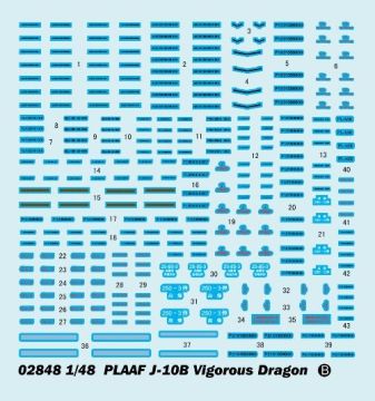 1/48 PLAAF J-10B Vigorous Dragon