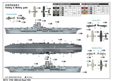 1/700 HMS Ark Royal 1939