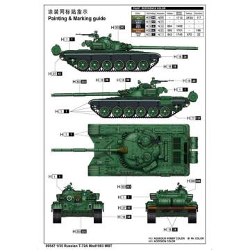 1/35 Russ.T-72A Mod 1983 MBT
