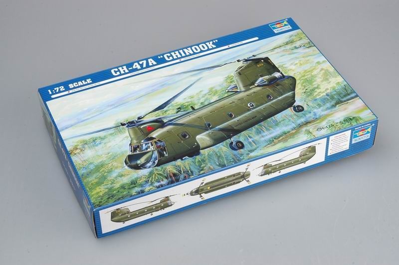 1/72 Aircraft CHJ-47A Chinook Medium-lift Helicopt