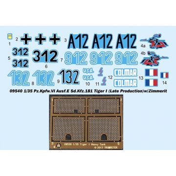 1/35 Pz.Kpfw.VI Ausf.E Sd.Kfz.181 Tiger I Late Pro