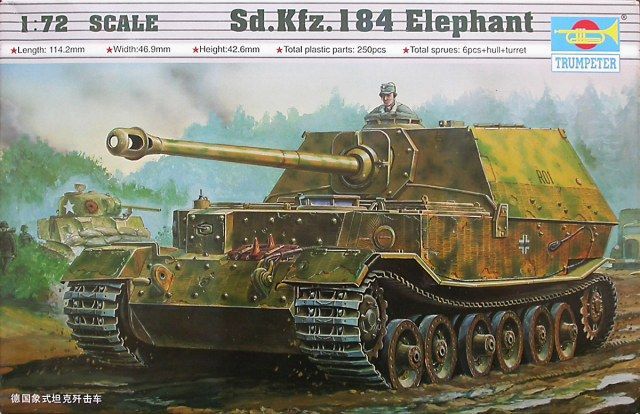 1/72 German Elefant Tank