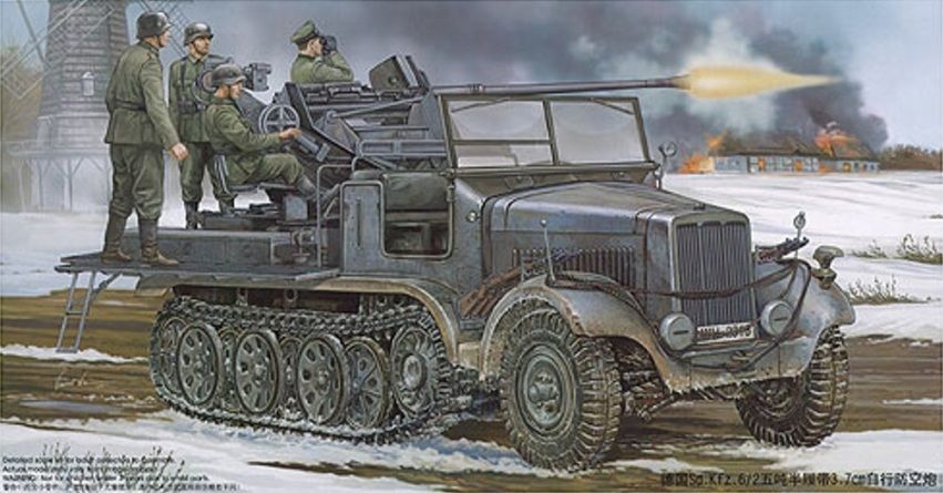 1/35 German Sd.Kfz.6/2 3.7cm Flak auf Selbstfahrla