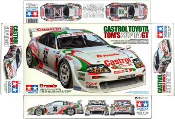 1/24 Castrol Toyota Tom's Supra GT TAMIYA