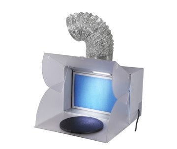 BD-512 Airbrush Boyama Kabini (standı)LED Aydınlatmalı